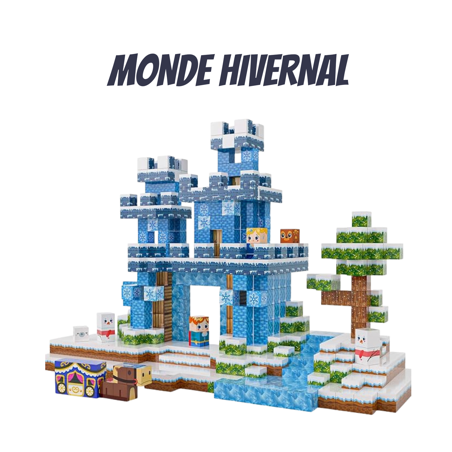 Ludix Craft™ Coffret de Blocs Magnétiques Créatifs